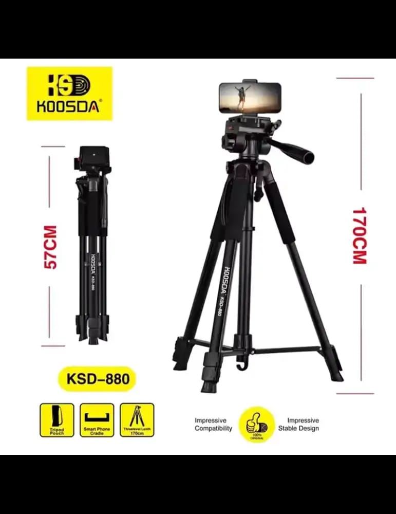 TRÉPIED STABLE KOOSDA KSD-880