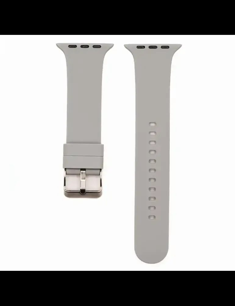 Ceinture En Silicone Pour Apple Watch - Gris