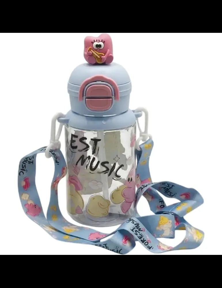 Gourde Enfant 650ml avec Sangle Cartoon Cup