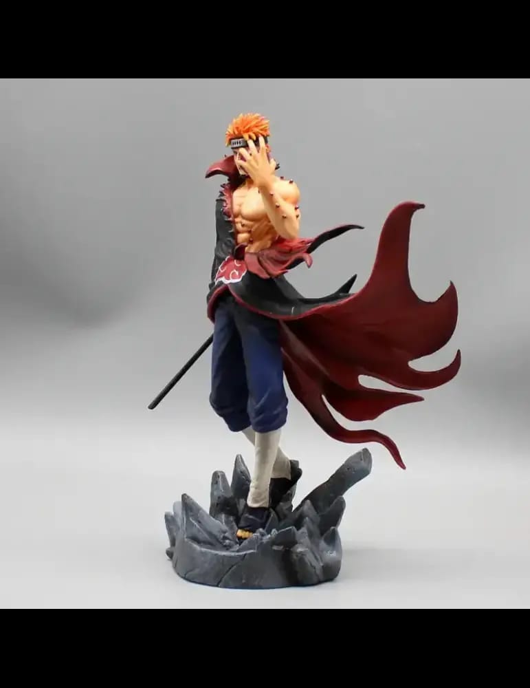 Figurine Pain Attaque de Konoha - Modèle Collector Akatsuki Rinnegan (23 cm) - Naruto Shippuden
