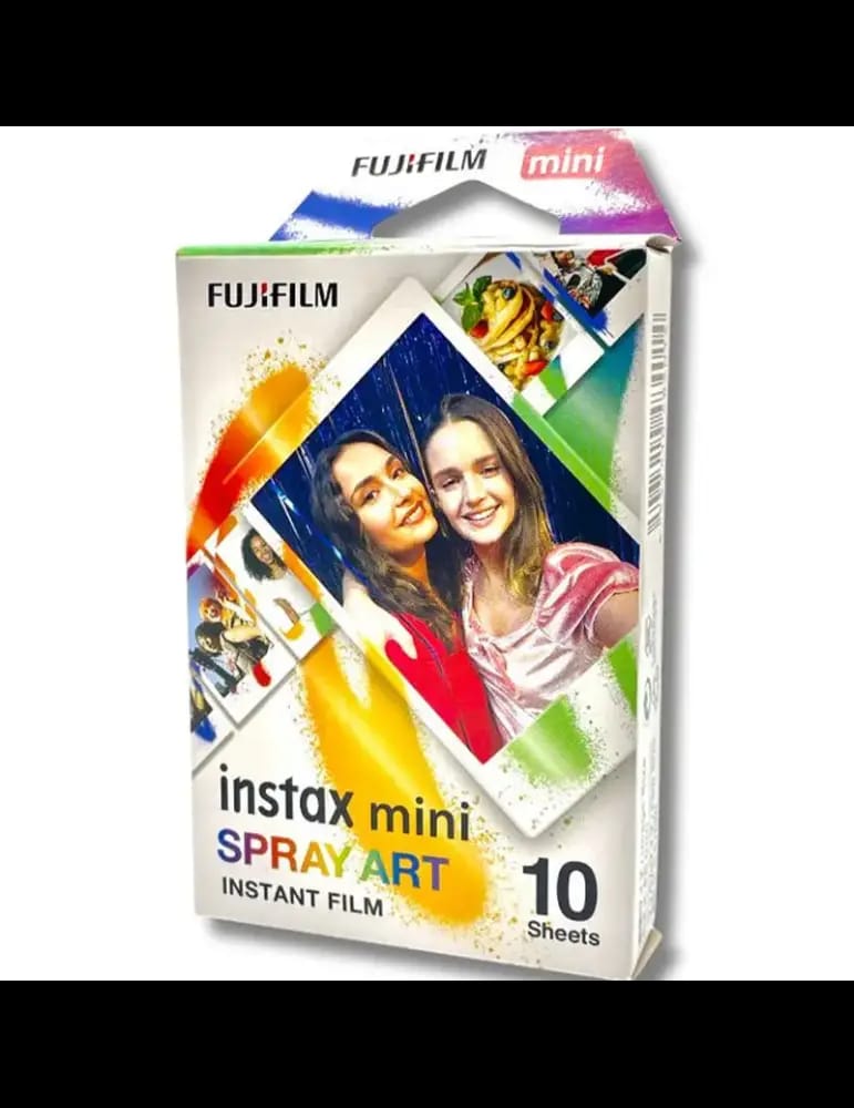 Papier Photo Fujifilm Instax Mini Spray Art- 10 Feuilles