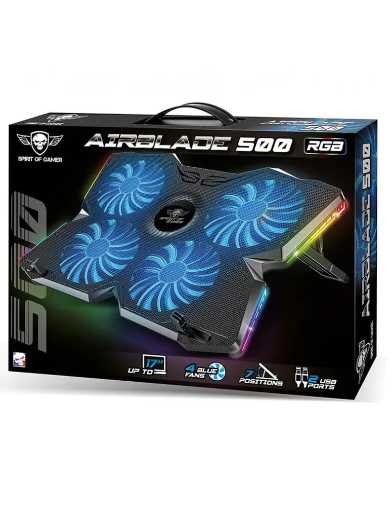 SPIRIT OF GAMER AIRBLADE 500 RGB - Refroidisseur De Pc Portable