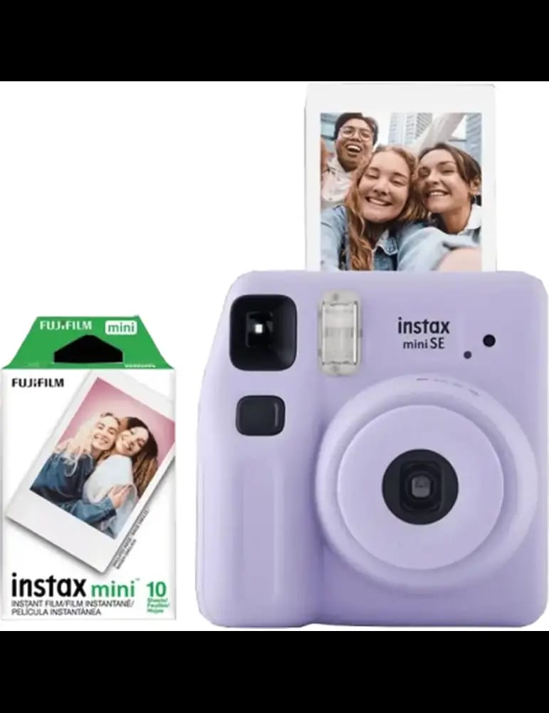 Appareil Photo Instantané Instax Mini SE Violet + 10 Films - Fujifilm