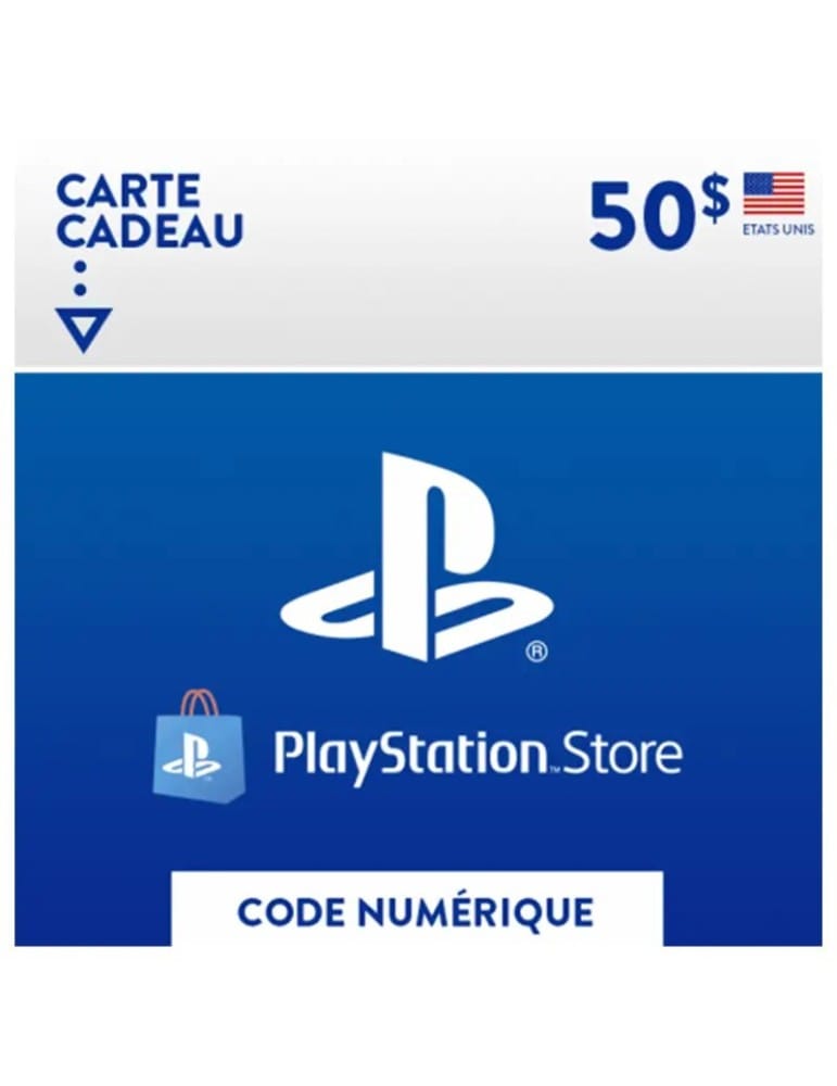 Carte Cadeau PSN USA - 50