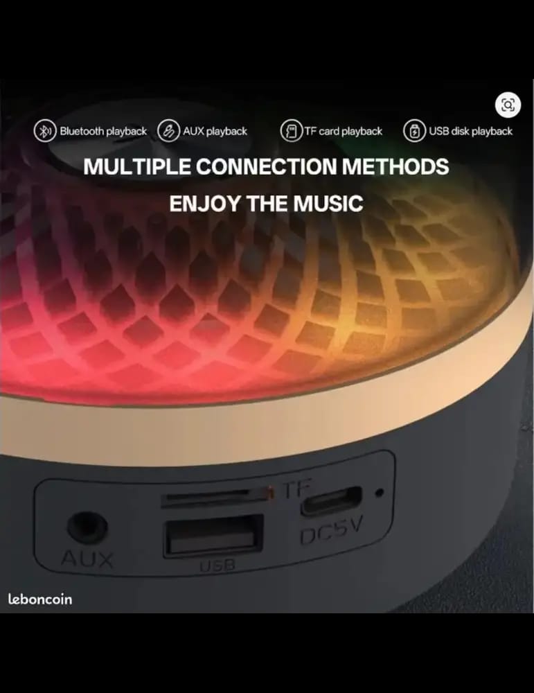 Enceinte Bluetooth Glass 5 - Bass