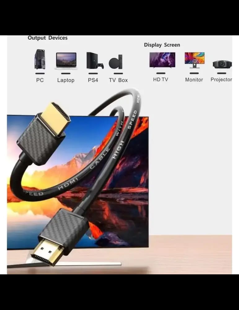 Câble HDMI ET-W24 4K Haute Vitesse 3M - Earldom