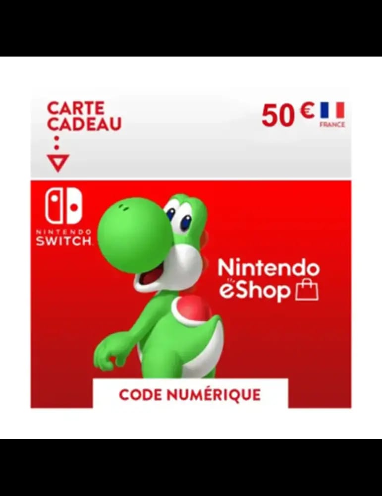 Carte Nintendo eShop 50€