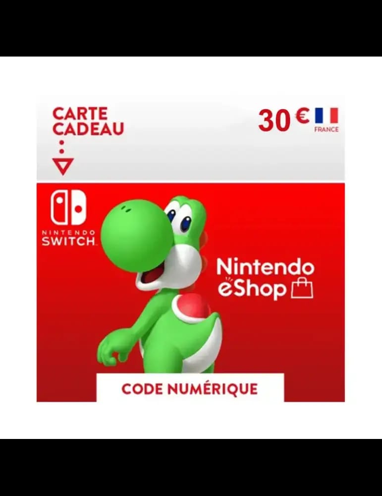 Carte Nintendo eShop 30€