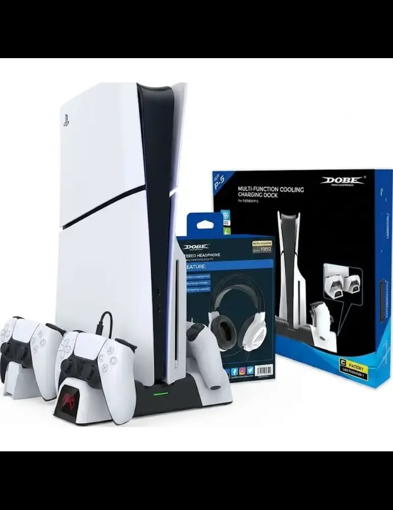 Pack PlayStation 5 avec Refroidisseur et Casque DOBE