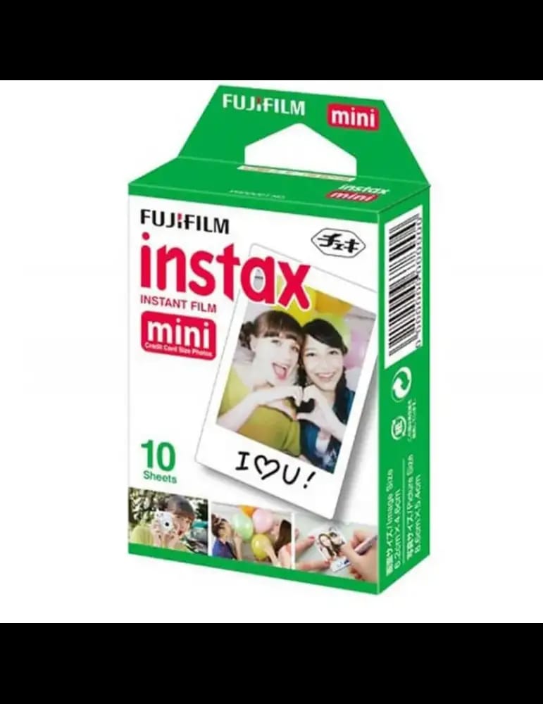 Papier Photo Fujifilm Instax Mini - 10 Feuilles