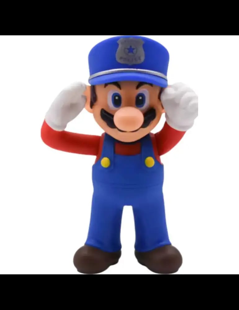 Figurine Mario en Tenue de Capitaine 12cm