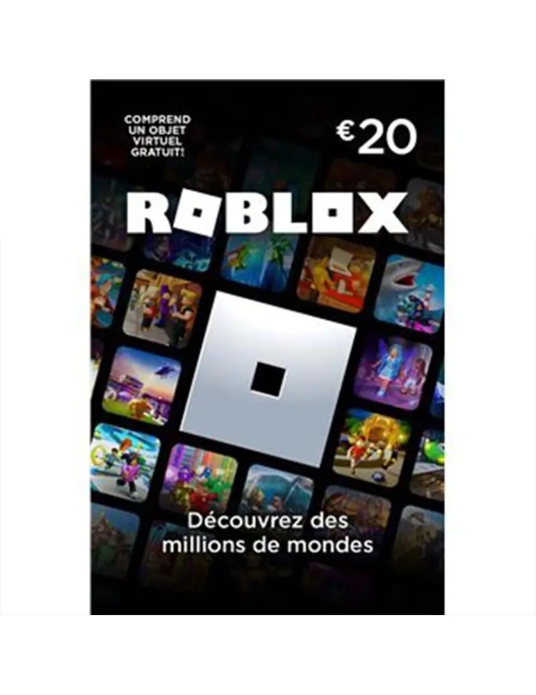 Carte Cadeau Roblox France - 20