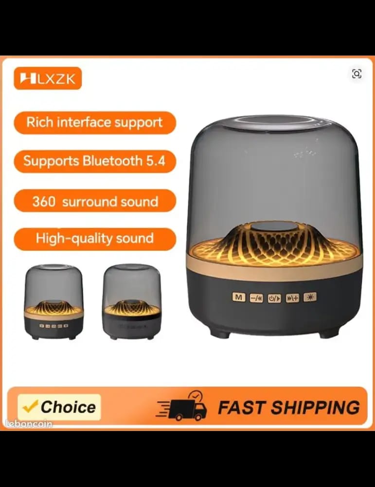 Enceinte Bluetooth Glass 5 - Bass