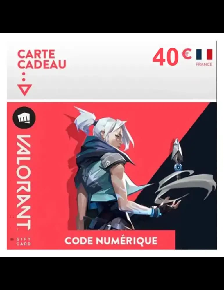 Carte Valorant - 40€