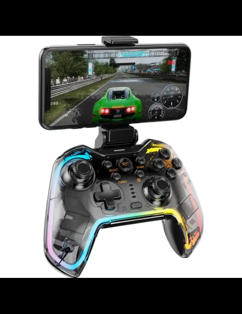 Manette de Jeu Gamer G158BT Pro Bluetooth Blanc - Havit