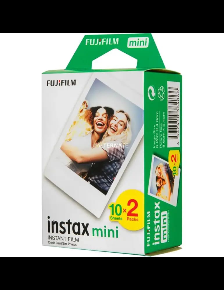 Papier Photo Fujifilm Instax Mini - 20 Feuilles