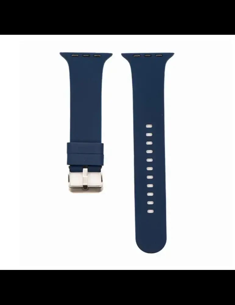 Ceinture En Silicone Pour Apple Watch - Bleu