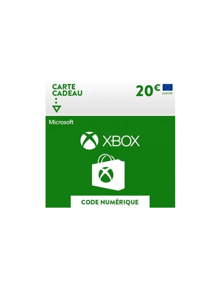 Carte Xbox 20 EUR (FR) - Carte Xbox FRANCE