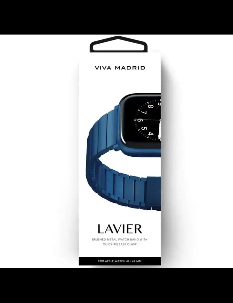 Ceinture LAVIER Apple Watch Viva Madrid - bleu