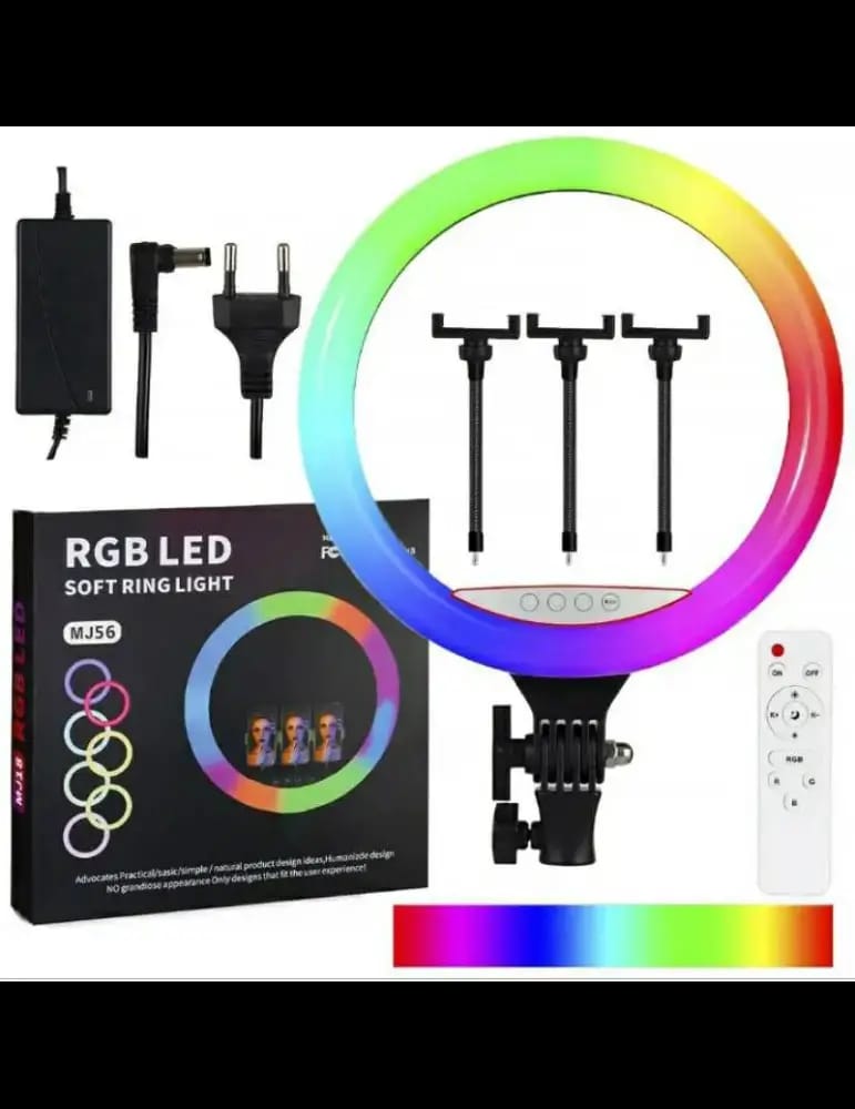 RGB LED Soft Ring light MJ56