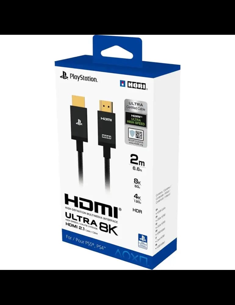 Câble HDMI 2.1 Ultra High Speed 8K SPF-01 - HORI