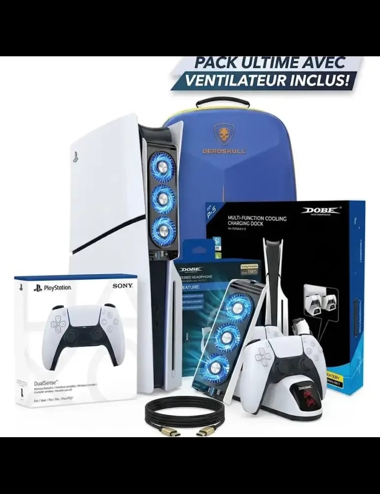 Pack Pro Complet PlayStation 5 avec Accessoires DOBE