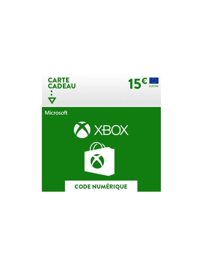 Carte Xbox 15 EUR (FR) - Carte Xbox FRANCE