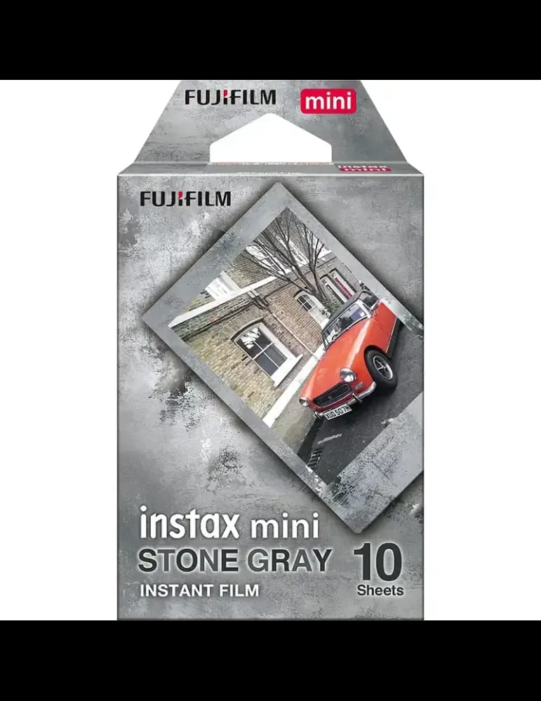 Papier Photo Fujifilm Instax Mini Stone Gray - 10 Feuilles