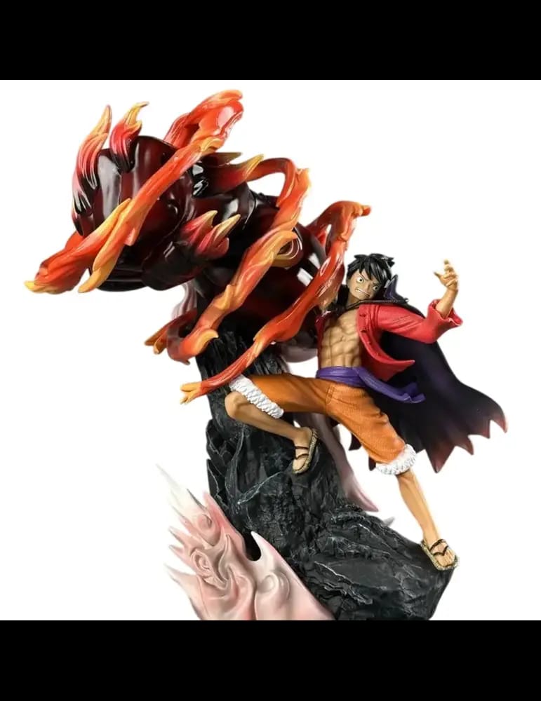 Figurine Articulée Luffy Gear 5 (Nika) Version Trois Armes (31 cm) - One Piece