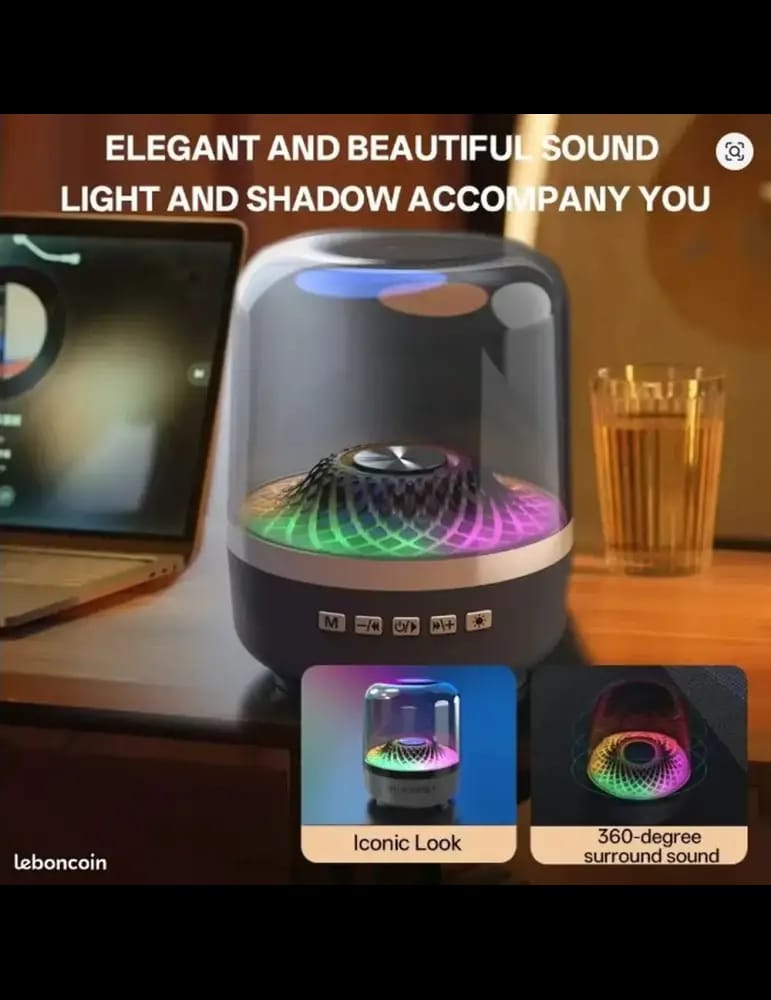 Enceinte Bluetooth Glass 5 - Bass