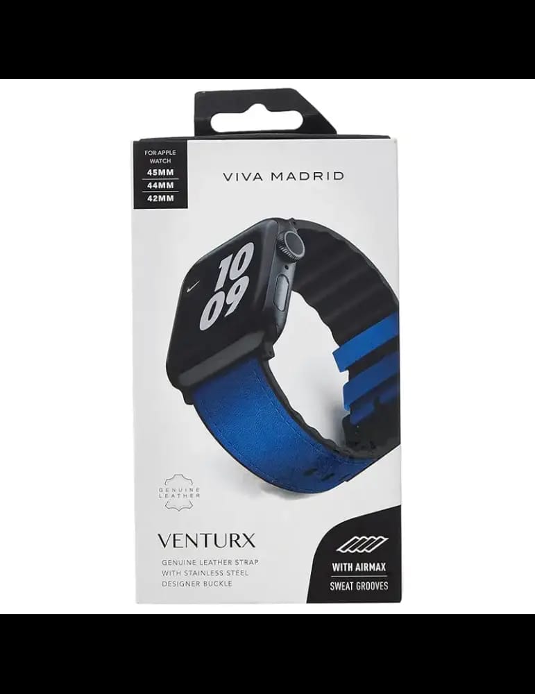 Ceinture Venturx Apple Watch Viva Madrid - Bleu