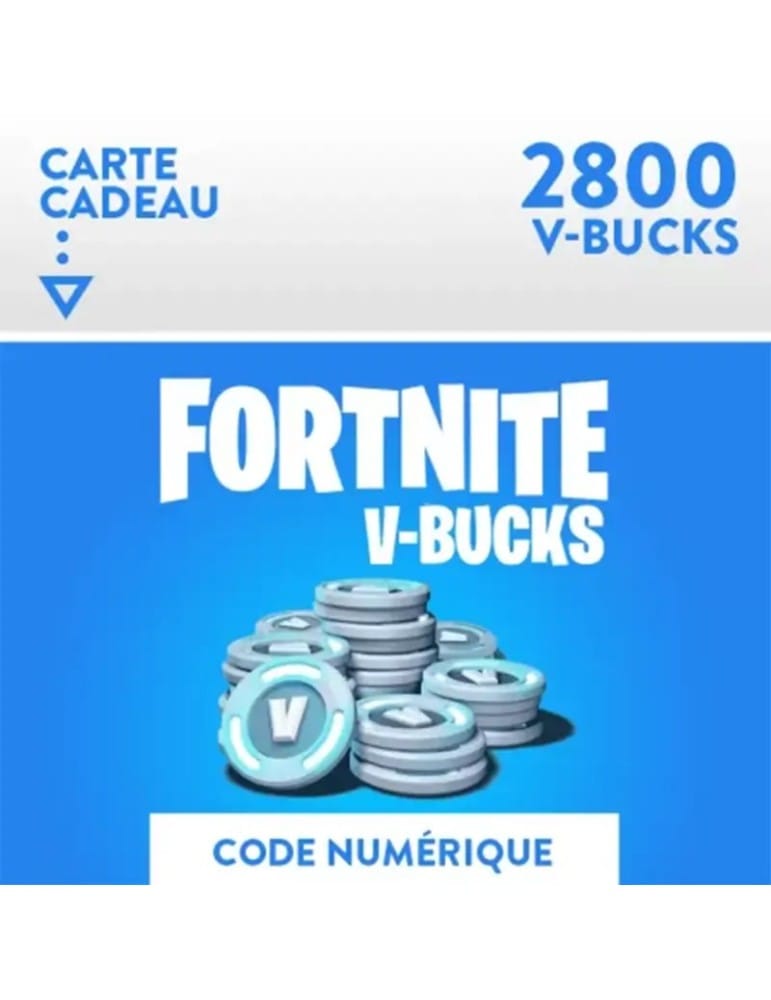 Fortnite 2800 V-bucks (FR) - Carte Fortnite V-bucks FRANCE