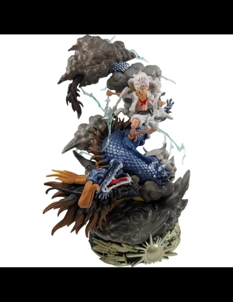 Figurine Statue Combat Luffy Gear 5 (Nika) vs Kaido GK