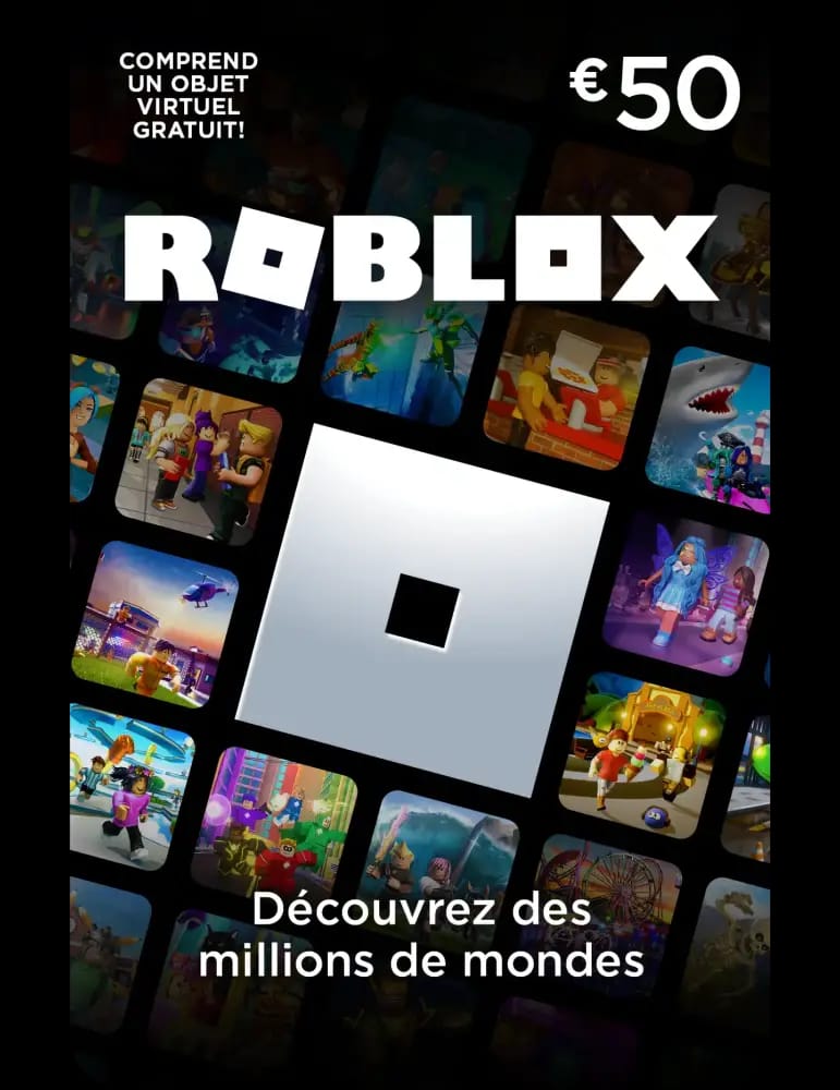 Carte Cadeau Roblox France - 50€