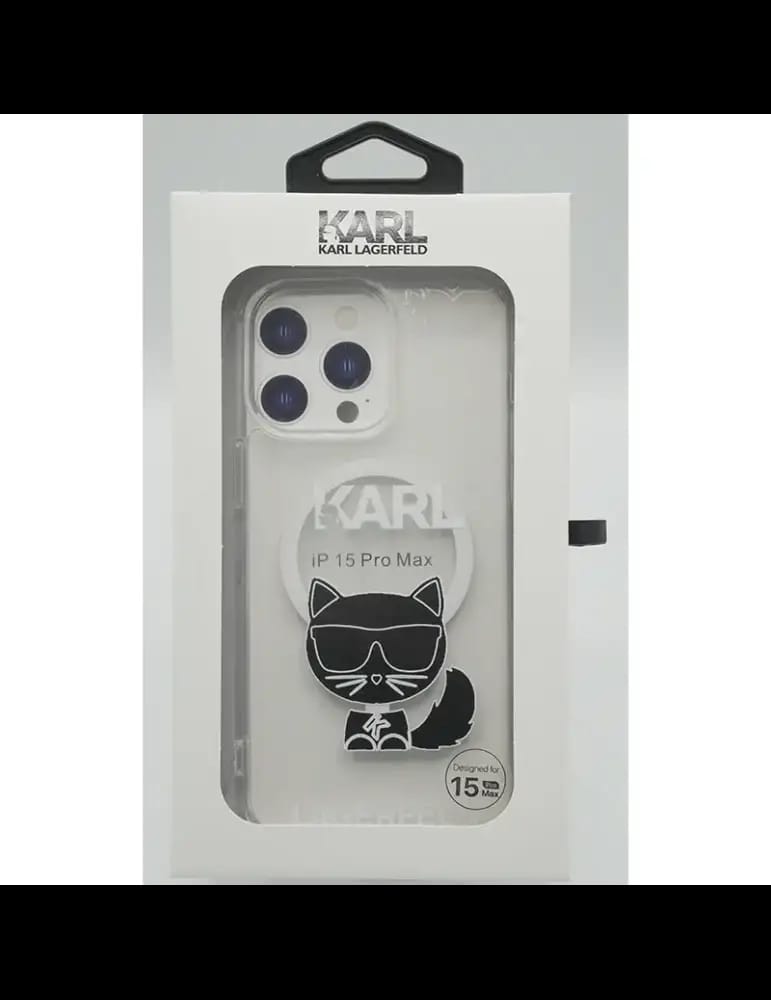Coque transparent MagSafe Choupette - iPhone 15 Pro Max
