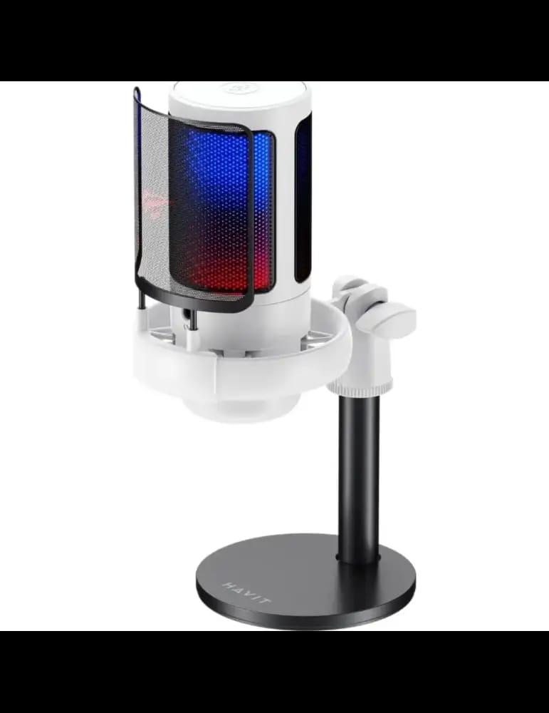 Microphone Gamer GK50 RGB Blanc - Havit