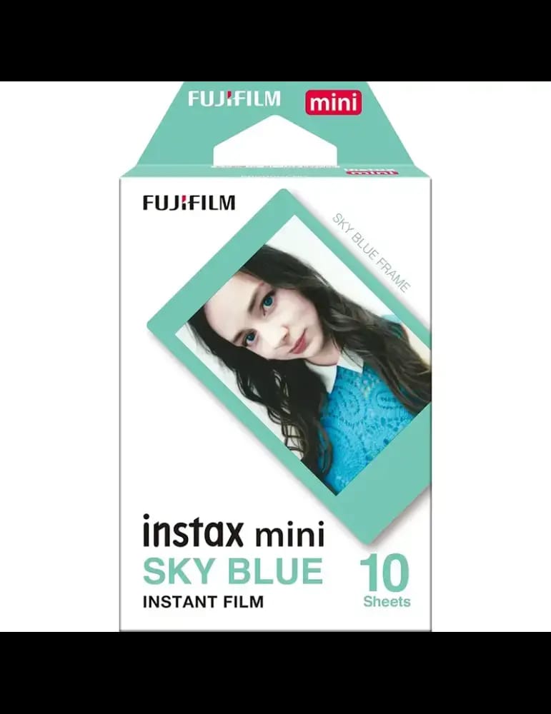 Papier Photo Fujifilm Instax Mini Sky Blue - 10 Feuilles