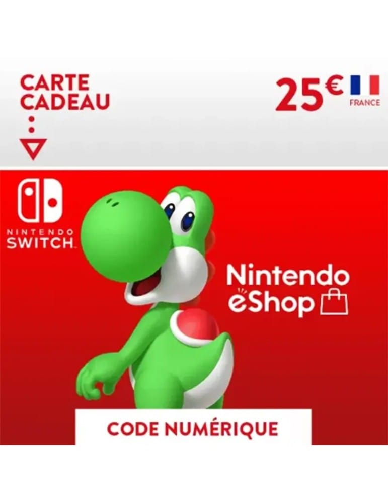 Carte Nintendo eShop 25 EUR (FR) - Carte Nintendo eShop FRANCE