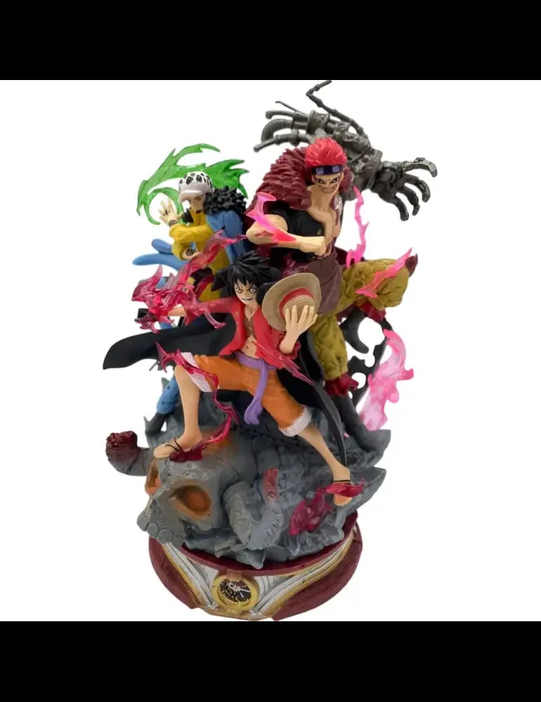 Figurine Statue Trio Luffy / Law / Kid (20 cm) - One Piece