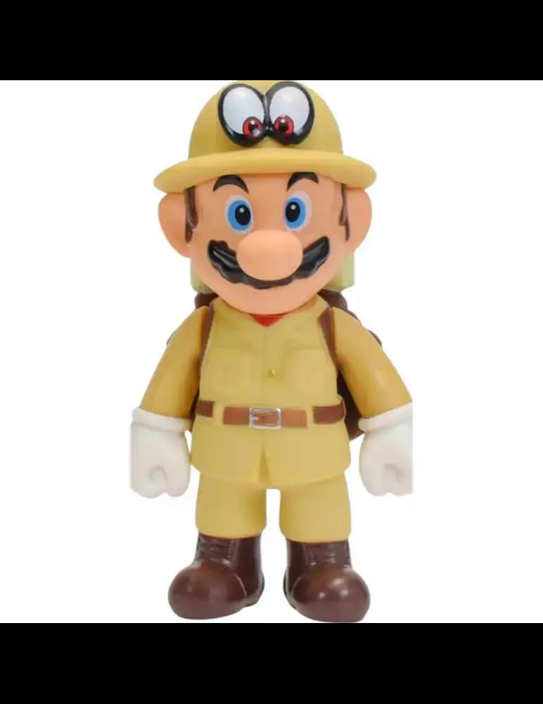 Figurine Mario en Tenue d'Explorateur 12cm