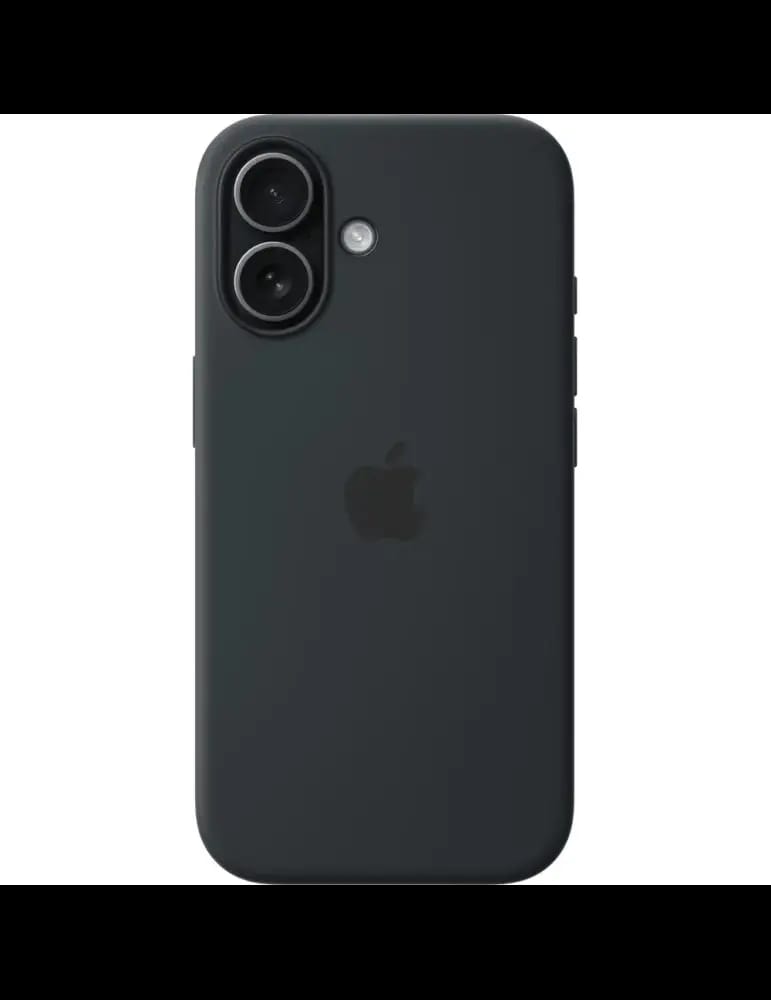 Coque Apple en silicone Avec MagSafe pour iPhone 17 - Noir