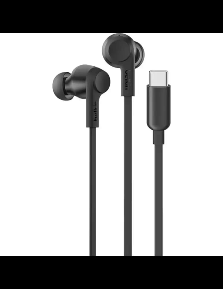 Écouteurs filaires ANC SoundForm USB-C - Belkin