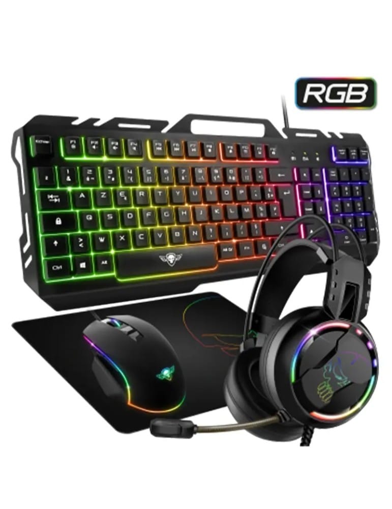 SPIRIT OF GAMER PRO MKH5 - Pack Gamer 4 en 1