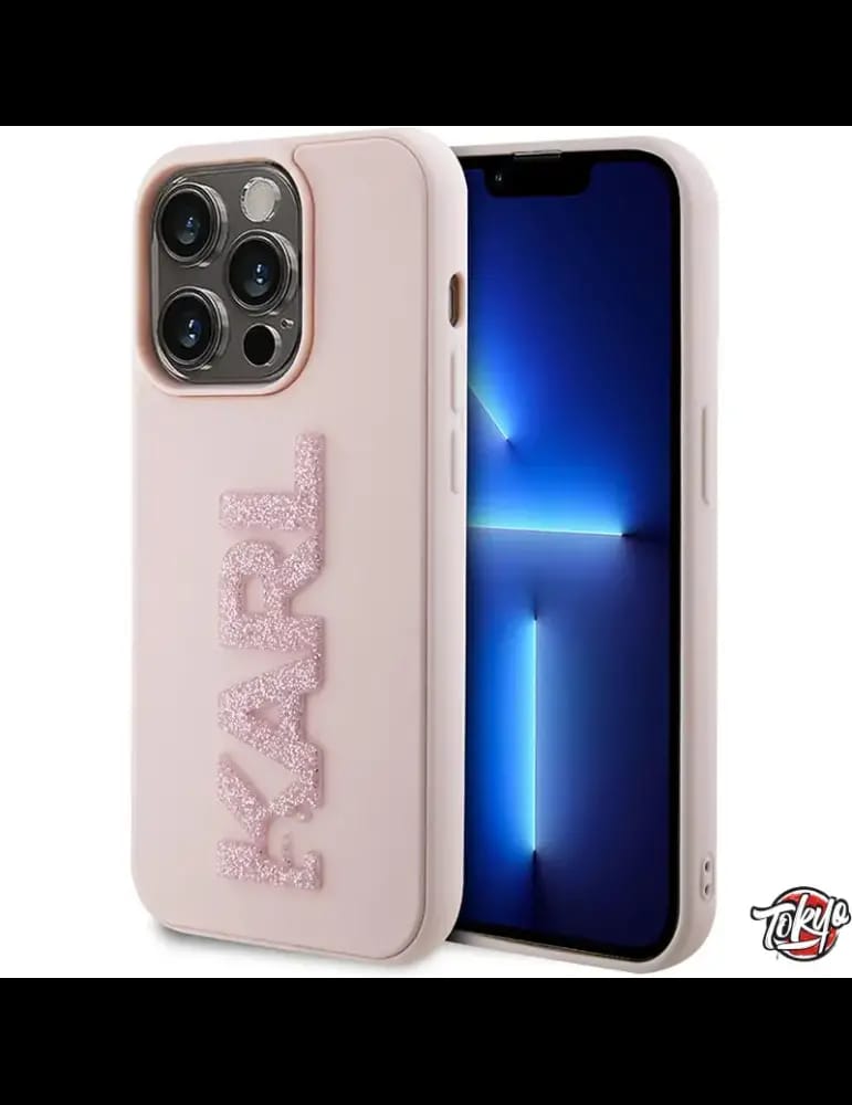 Coque Pour IPhone 15 Pro Rose - KARL LAGERFELD