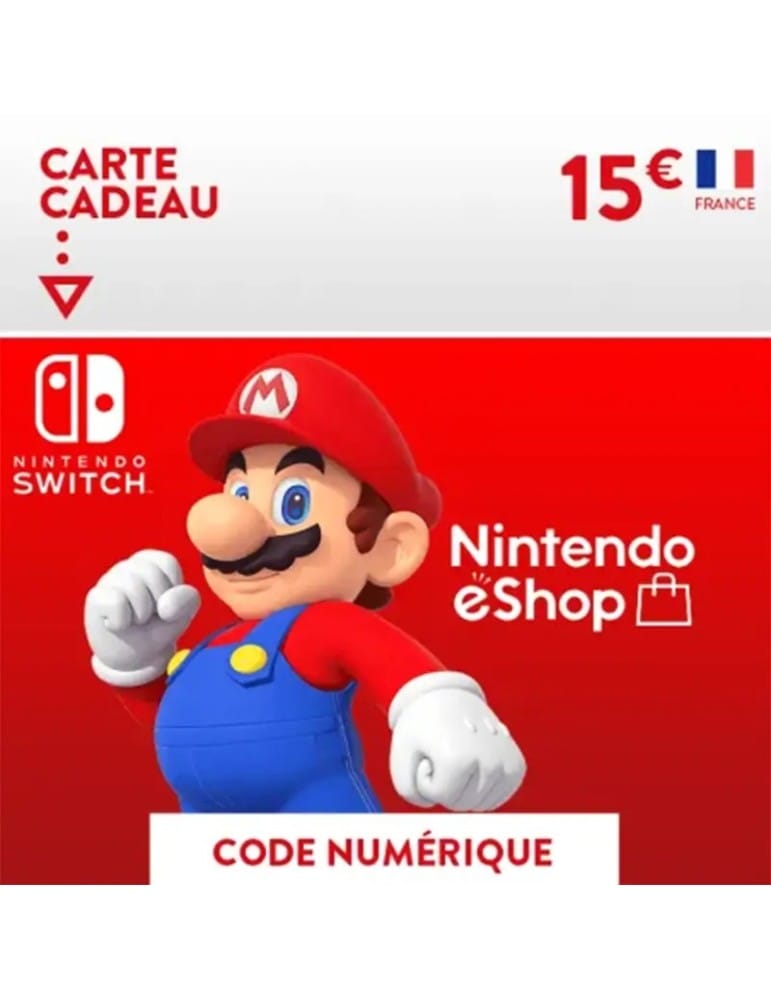 Carte Nintendo eShop 15 EUR (FR) - Carte Nintendo eShop FRANCE